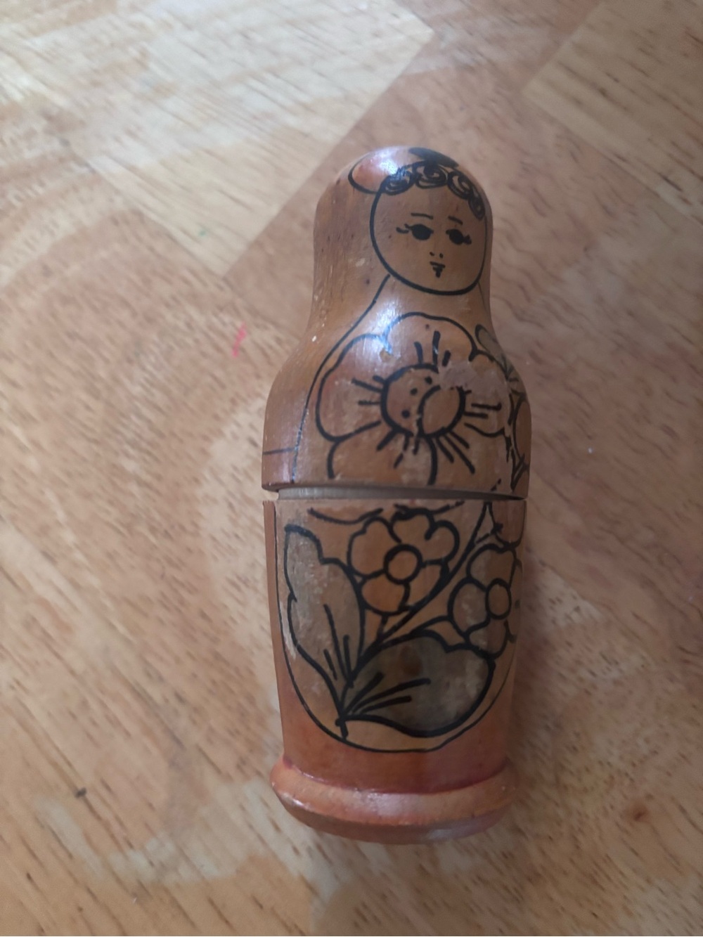 Hand-Painted Wooden nesting doll set